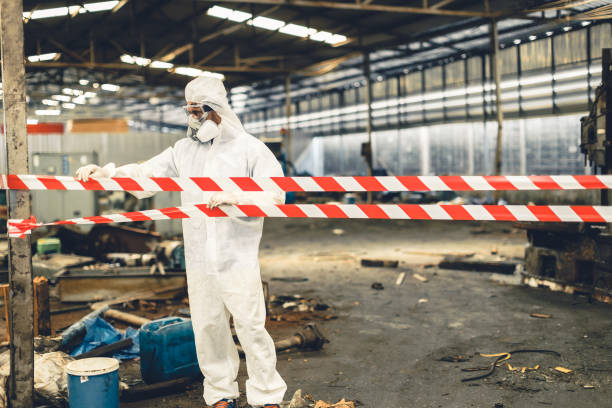 Professional Biohazard technician working in Laurel, MD